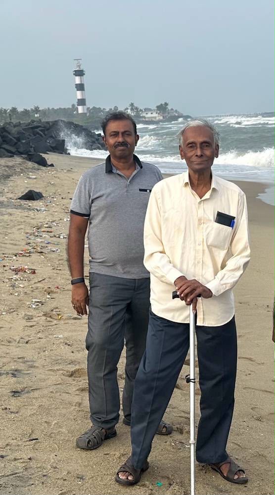 S.T. Nagarathinam with family